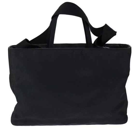 PRADA Hand Bag Nylon 2way Black Auth - Picture 2 of 15
